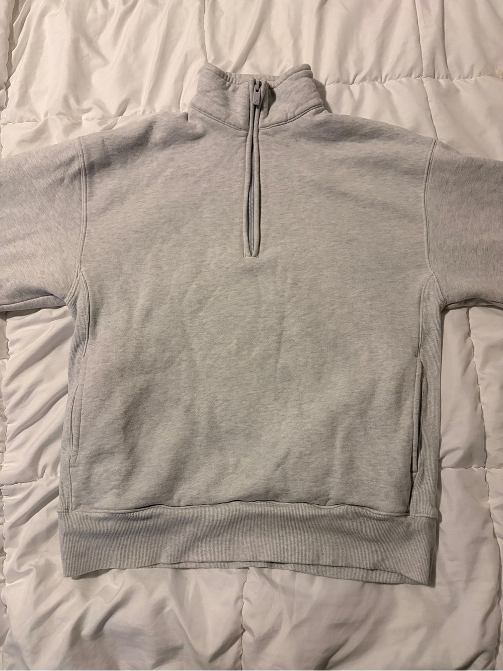 Aritzia Grey Quarter Zip